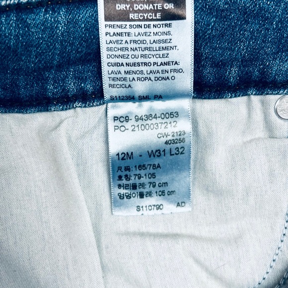 Signature Levi Strauss Womens Mid Rise‎ Bootcut Jeans Blue Denim Size 12M - Picture 6 of 15